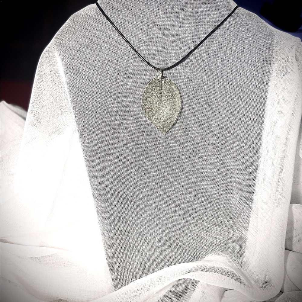 Black and silver necklace